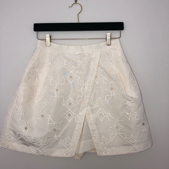 Tibi Pants - Tibi Skirt/Shorts Laser Floral Cut